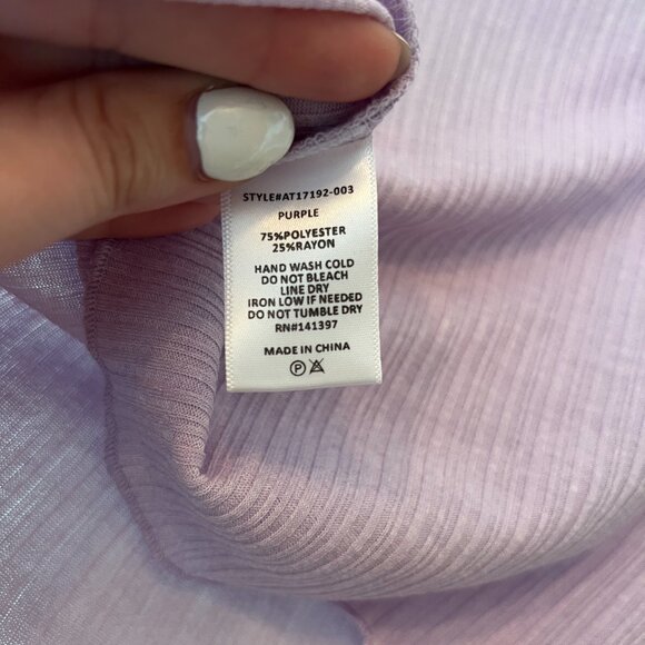 L/S Purple Top - Picture 5 of 5